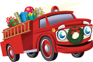 300x200 Fire Truck O'Toys