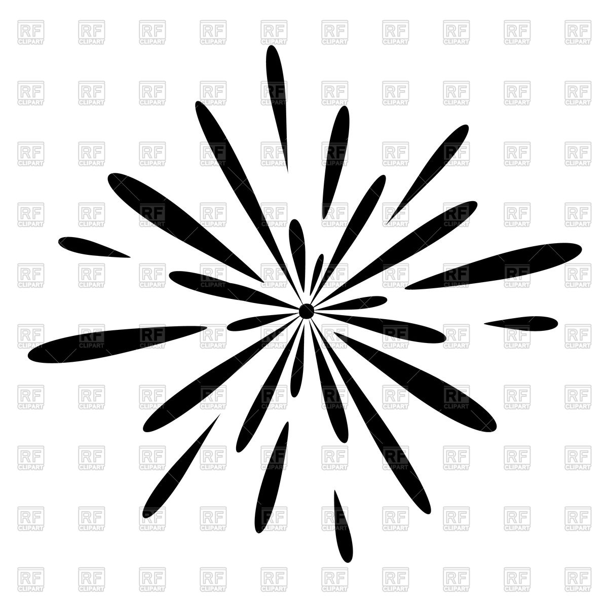 1200x1200 Fireworks Celebration Royalty Free Vector Clip Art Image