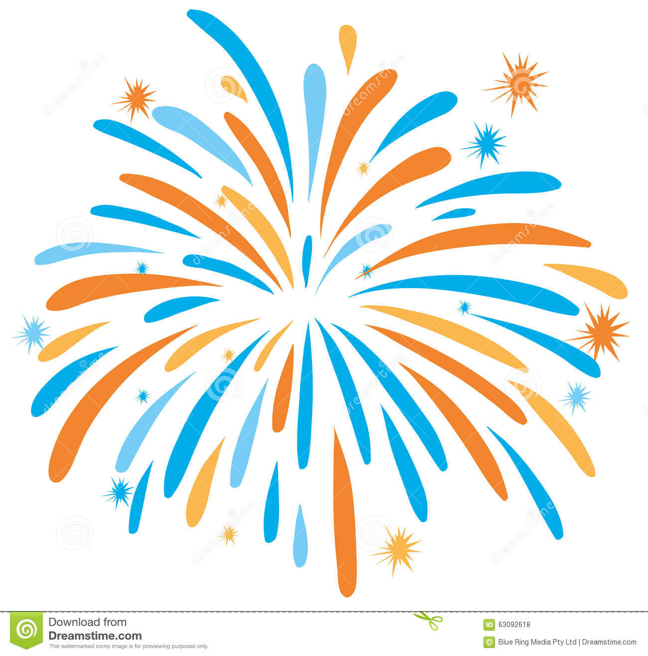 1300x1316 Fireworks Clipart Orange