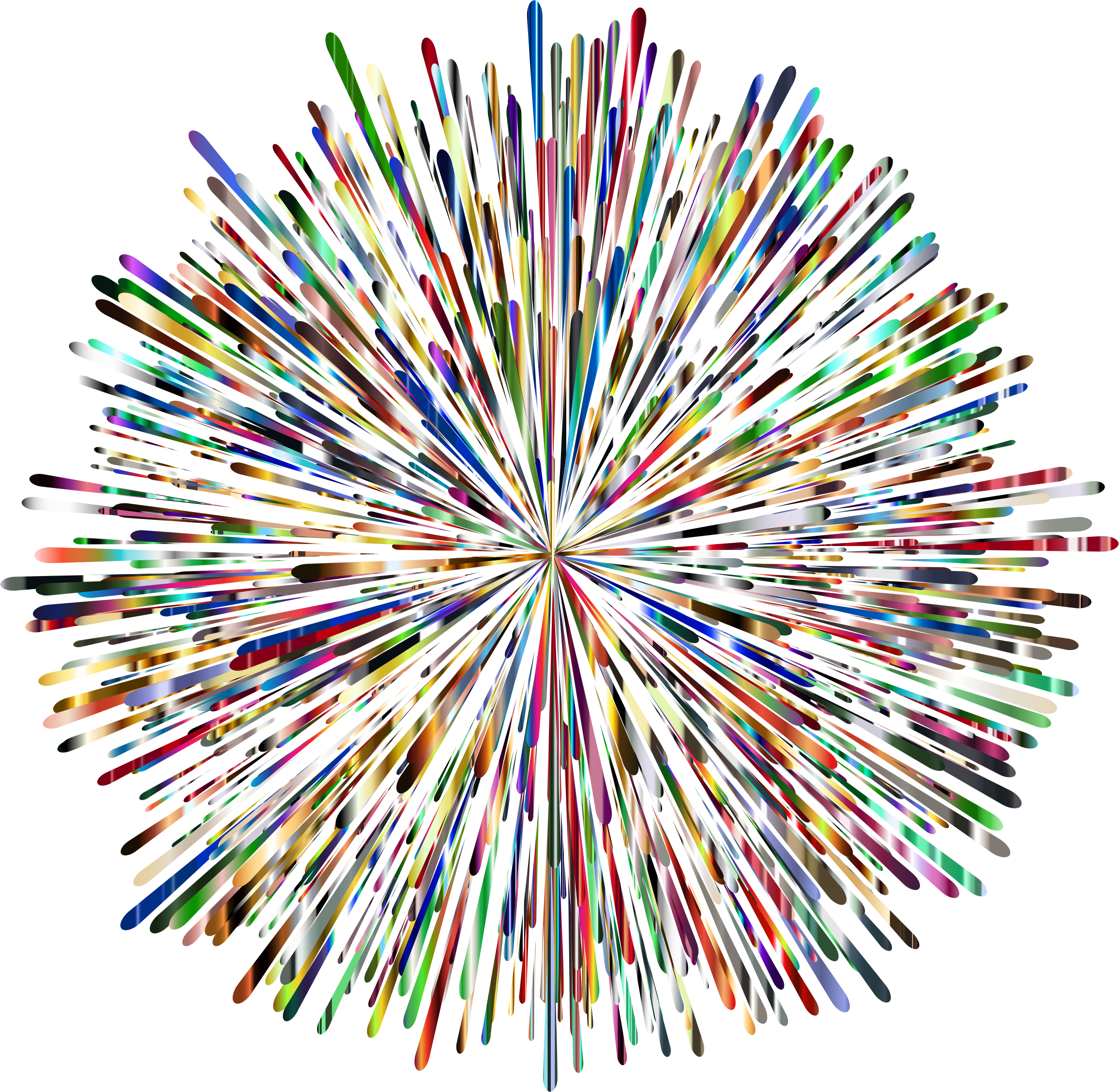 2312x2256 Clipart Prismatic Fireworks 6 No Background