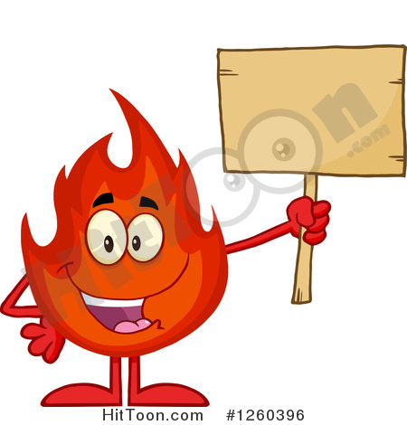 450x470 Fire Character Clipart
