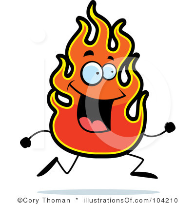 400x420 Flame Clipart Fireball
