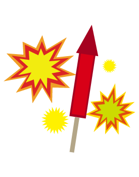 275x350 Bonfire Clipart Firecracker
