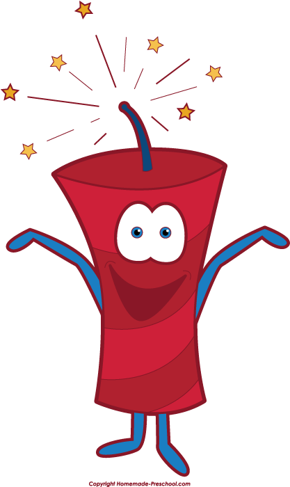 417x700 Firecrackers Clipart