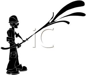 300x261 Firefighter Clip Art Black And White Clipart Panda