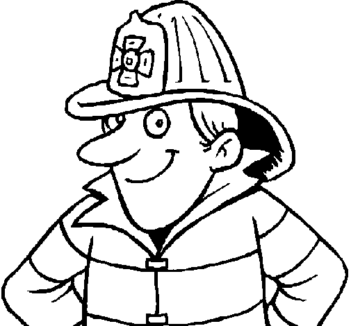 505x470 Firefighter Clipart Black And White 101 Clip Art