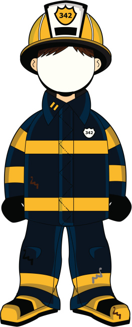263x651 Firefighter Clipart Fireman Uniform