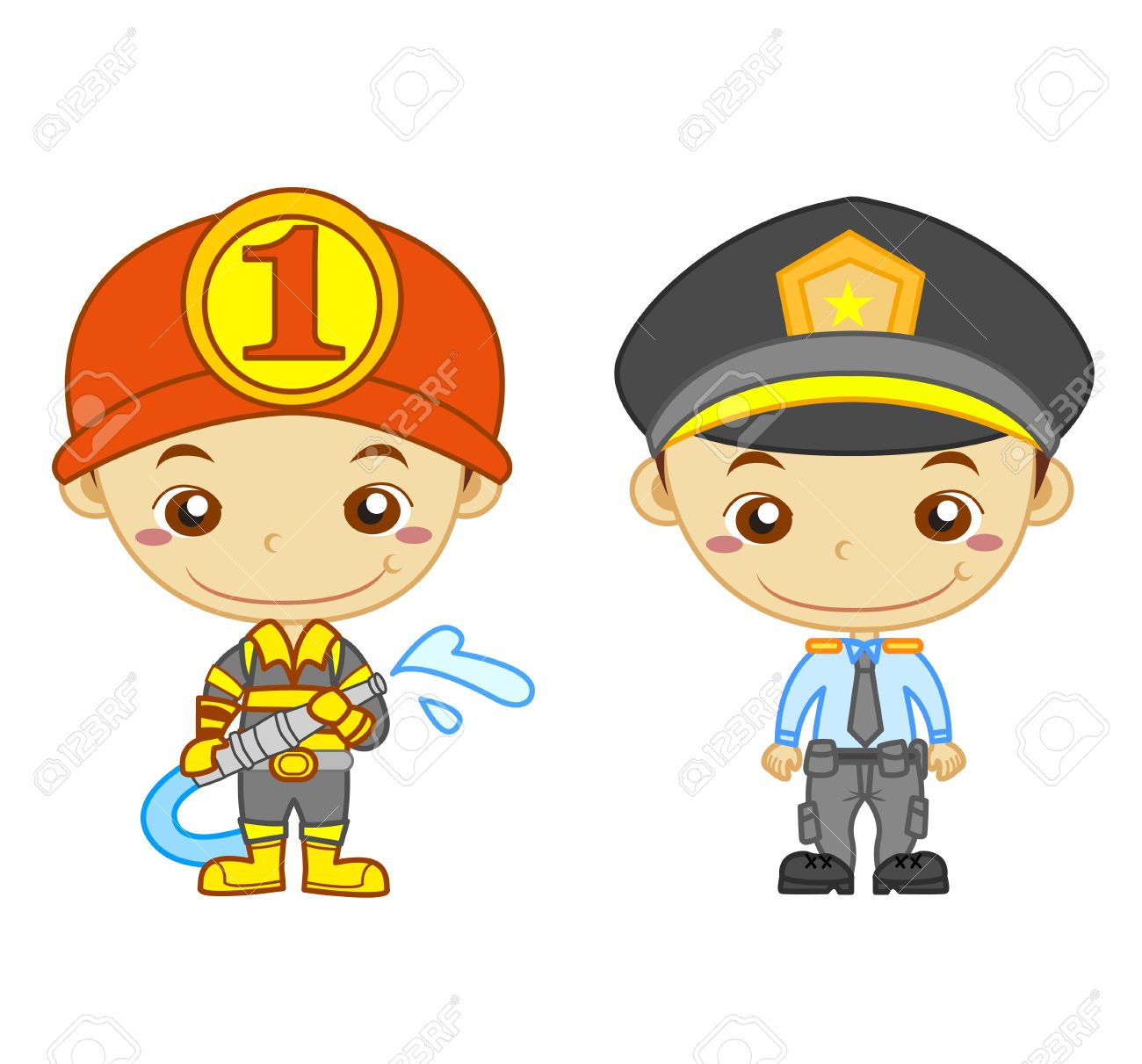 1300x1211 Firefighter Clipart Police Officer
