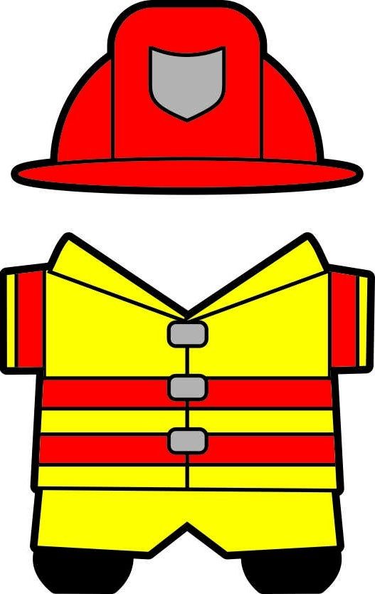 527x834 Uniform Clipart Firefighter Uniform