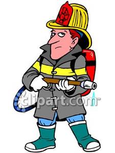 225x300 Girl Firefighter Cartoon Clipart Panda