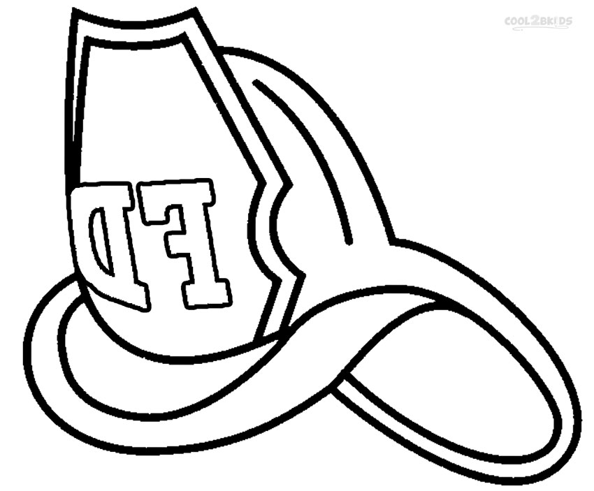 850x703 Fireman Hat Coloring Page Murderthestout