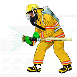 250x250 Firefighter Clip Art