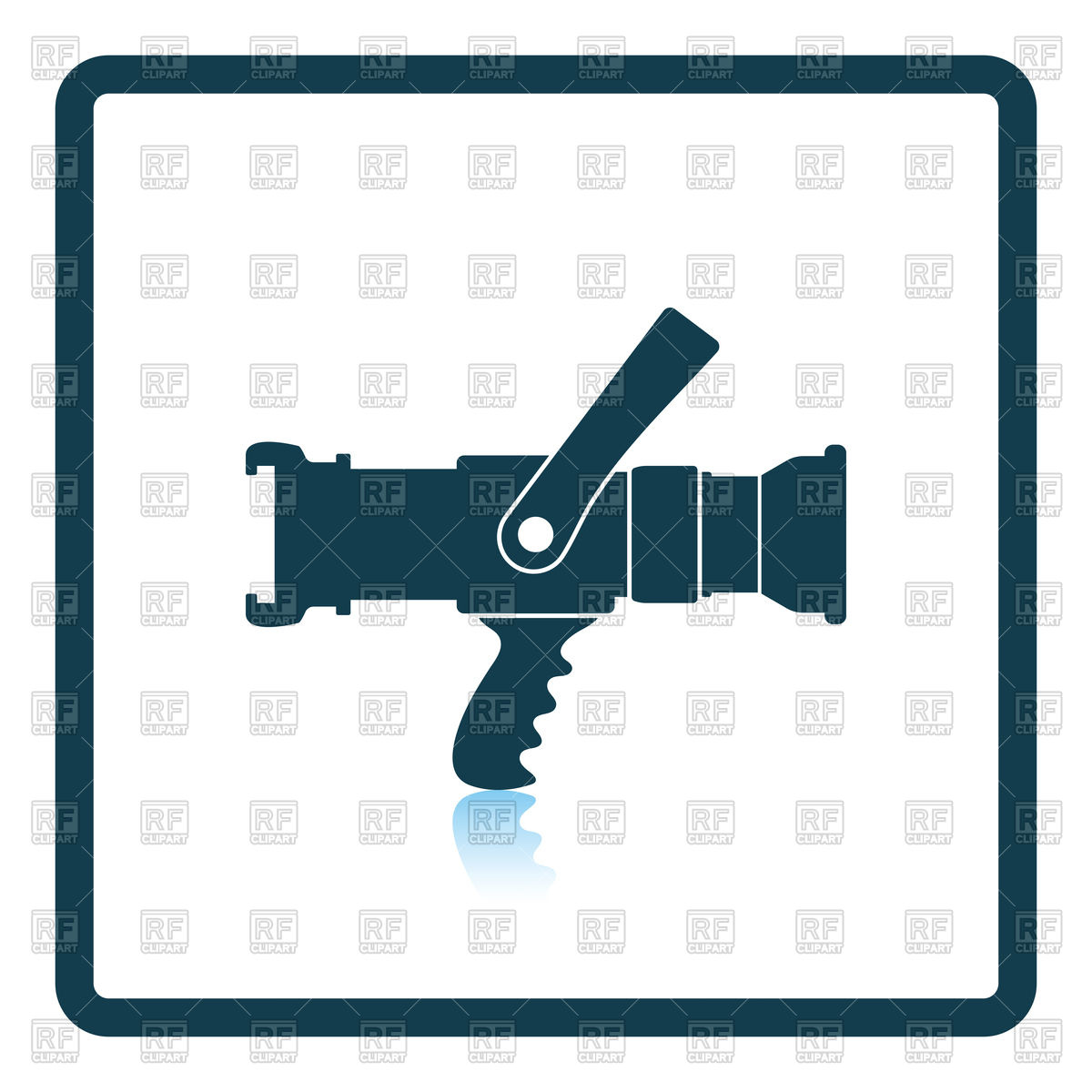 1200x1200 Fire Hose Icon Royalty Free Vector Clip Art Image