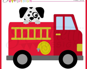 340x270 Fire Truck Clipart Cute