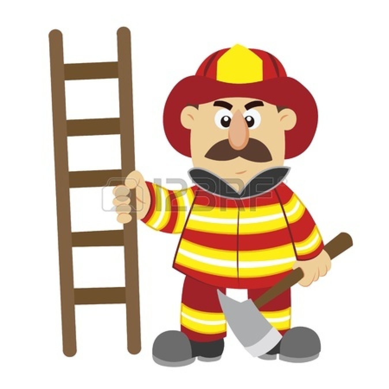 1350x1350 Firefighter Ladder Clipart