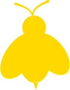 234x300 Yellow Insect Clip Art