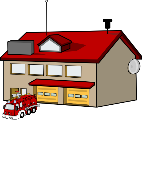 498x594 Firehouse Clip Art
