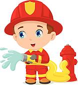 156x170 Firefighter Clip Art