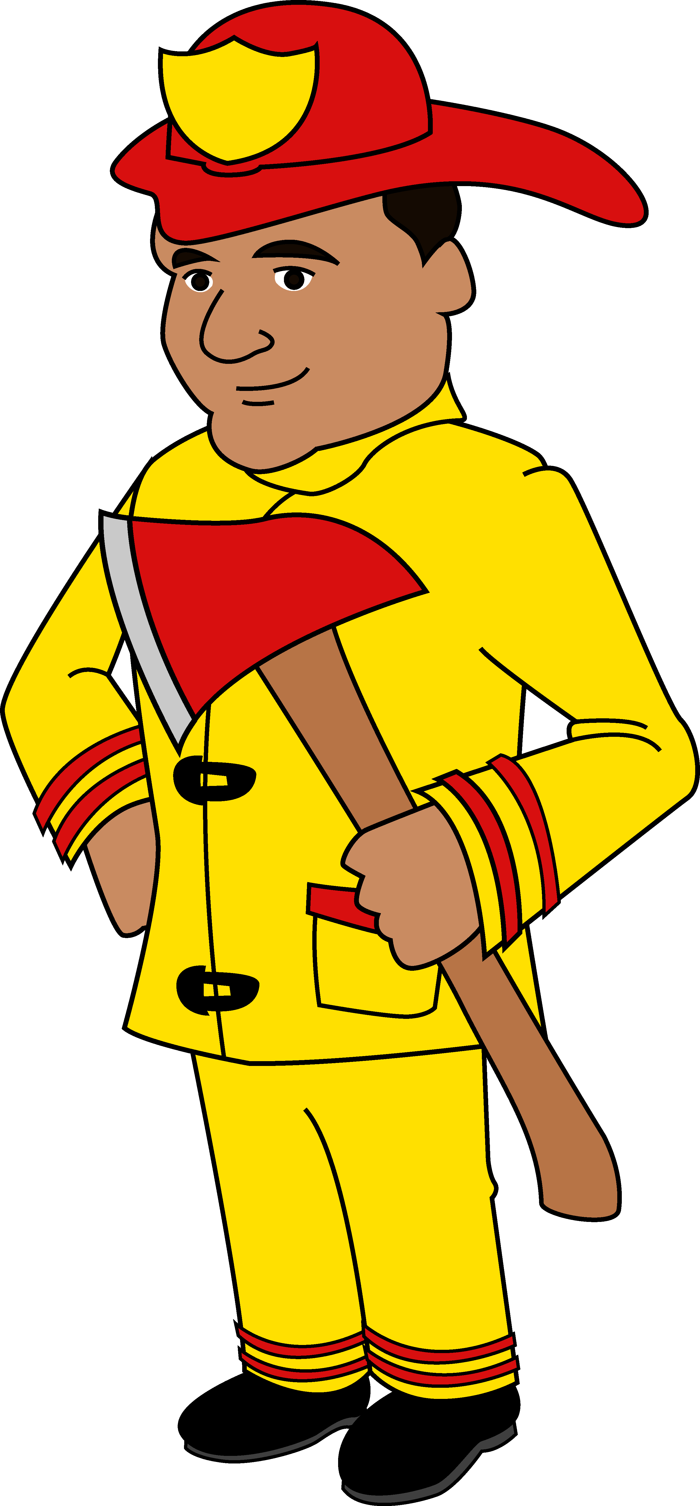 2766x5948 Fireman Clipart