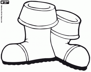 314x250 Coloring Pages Santa Boots Use These Free Images For Your
