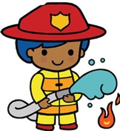 400x436 Preschool Firefighter Clipart
