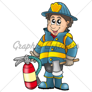 325x325 Fireman Holding A Child Gl Stock Images