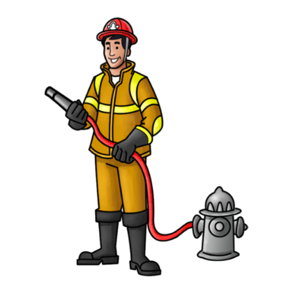 420x420 Indian Fireman Clipart
