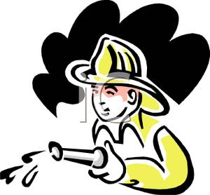 300x278 Young Fireman Clipart Picture
