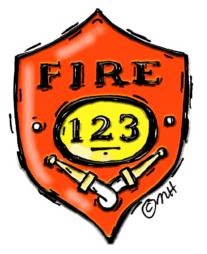 408x500 Fireman Clip Art