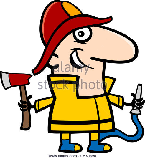 492x540 Cartoon Fireman Stock Photos Amp Cartoon Fireman Stock Images