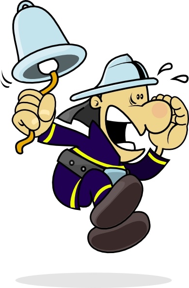 390x594 Fireman Alarm Clip Art Free Vector In Open Office Drawing Svg