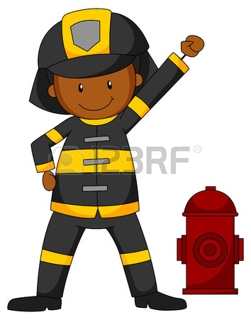 354x450 Fireman And Fire Station Illustration Royalty Free Cliparts