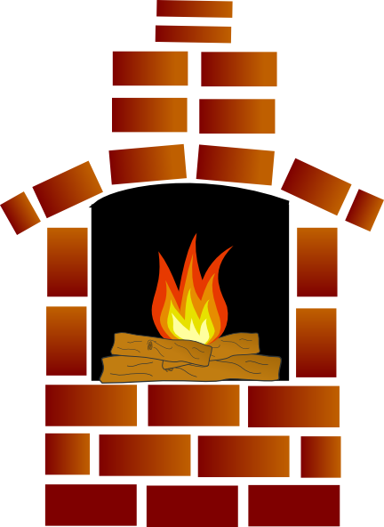 432x592 Fireplace Clipart Transparent