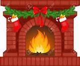 159x131 Merry Christmas Clip Art, Fireplace Christmas Stockings Clip Art