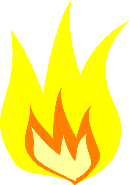 420x597 Fireplace Fire Clipart