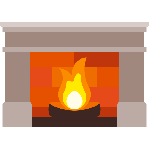 512x512 Fireplace Clipart Transparent