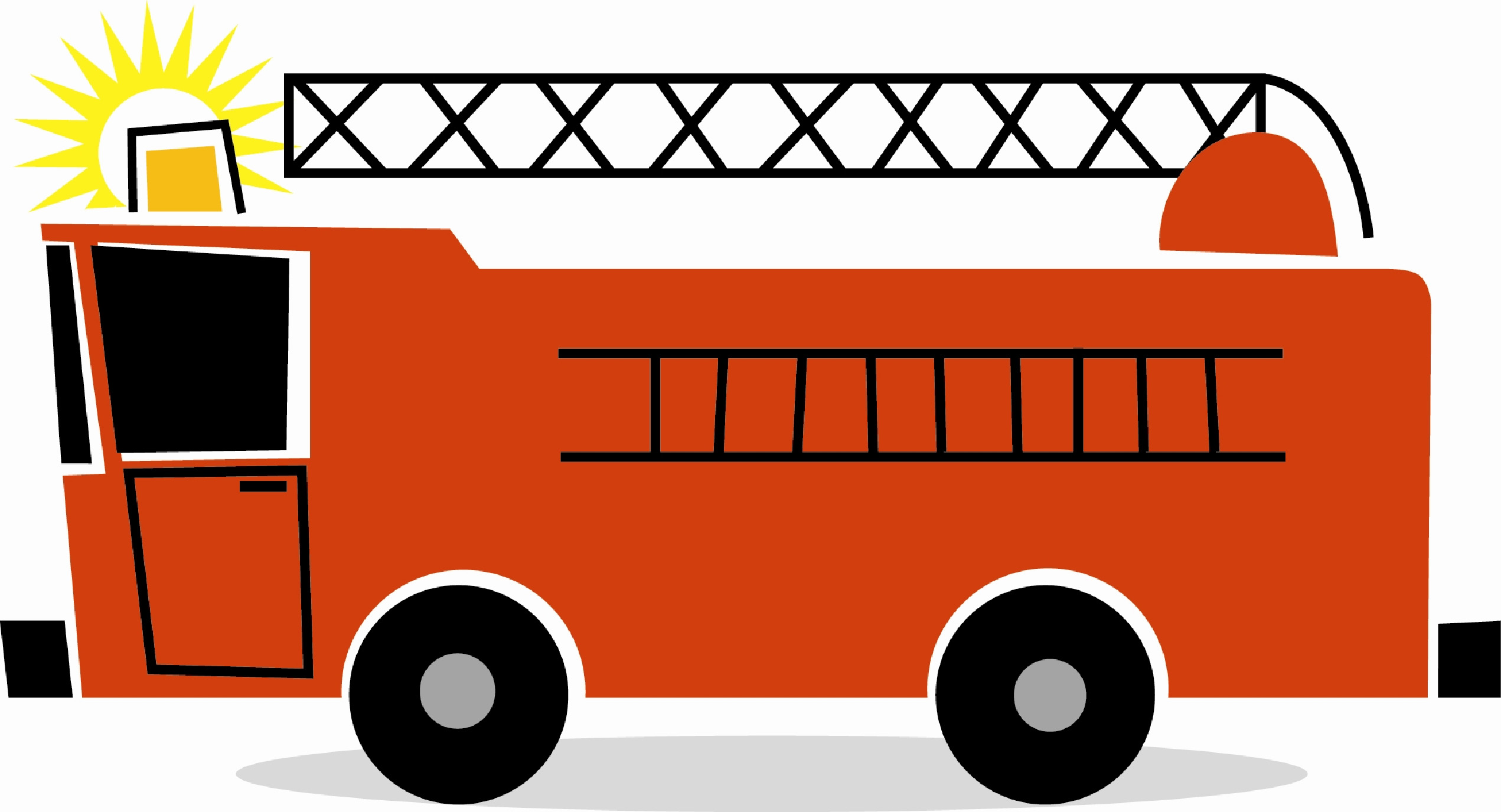 2542x1376 Fire Truck Clipart Clip Art Kid