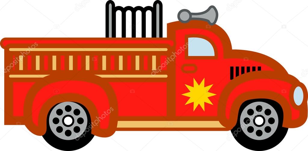 1024x501 Cartoon Firetruck Stock Vector Clipartguy
