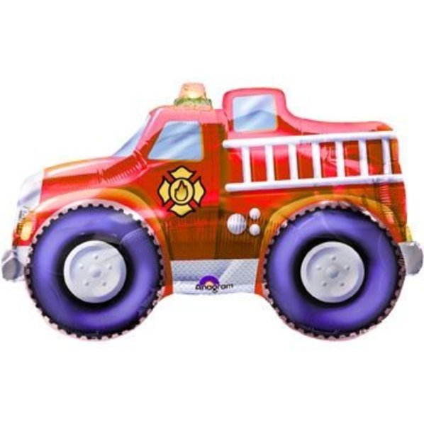 598x598 Fire Truck Balloon