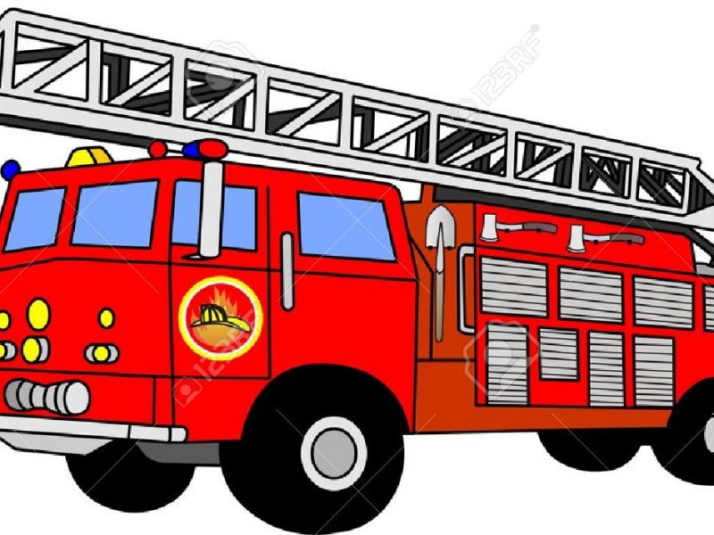 800x600 Splendid Fire Truck Clip Art Black And White Firetruck Clipart