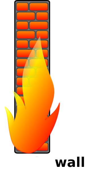 348x595 Firewall Clip Art