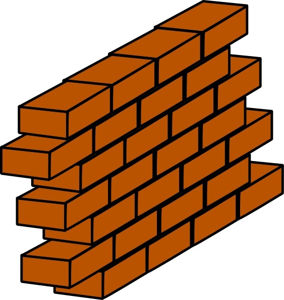 563x594 Free Clipart Of Firewalls
