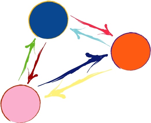 521x425 Social Networking Interaction Clip Art Free Vector In Open Office