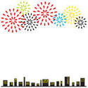 125x125 Fireworks Clipart Frame