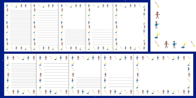 630x315 Bonfire Fireworks Page Borders