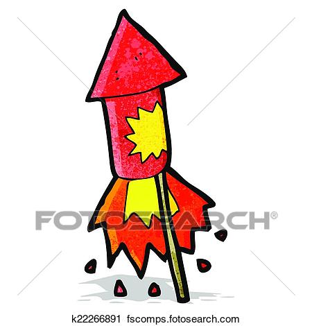 450x470 Clipart Of Cartoon Firework Rocket K22266891