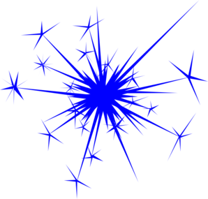 298x285 Blue Firework Clip Art