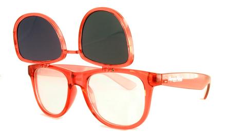 479x270 Transparent Red Firework Shade Flip Up Diffraction Glasses