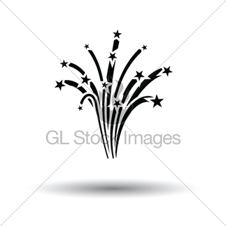 325x325 Fireworks Icon Gl Stock Images