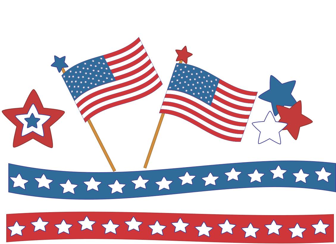 1129x819 July 4 Cliparts Borders 225713